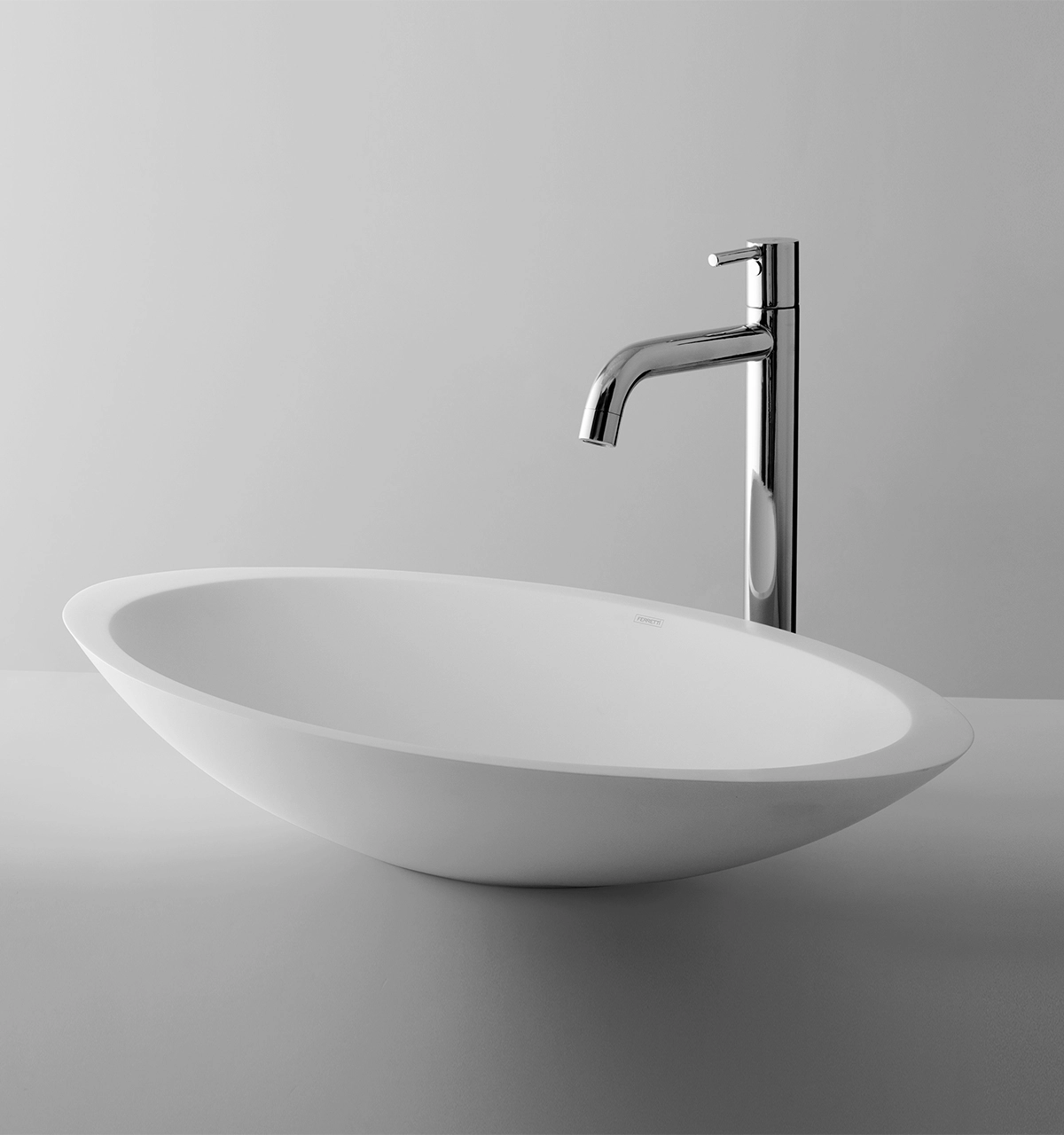 FA13128-pieza-fotografica Lavatorio Signature Matt Stixx A60 blanco 60x35x10.5 cm - Image 1