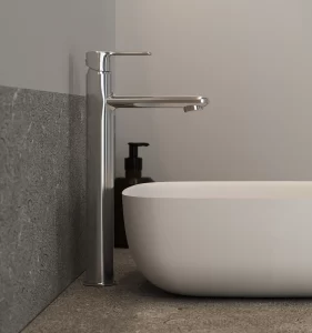 Grifería Milano Plus Monocomando Lavatorio Alto al Mueble