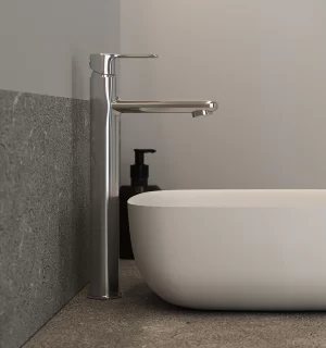 Grifería Milano Plus Monocomando Lavatorio Alto al Mueble