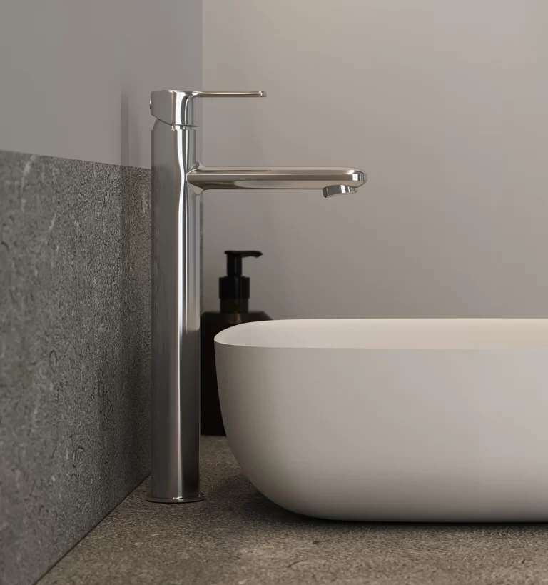 Grifería Milano Plus Monocomando Lavatorio Alto al Mueble