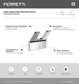 Perchero Ares Signature MOD.2 - Image 2