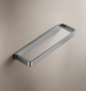 Toallero Ares Signature de 50cm con Repisa de Vidrio