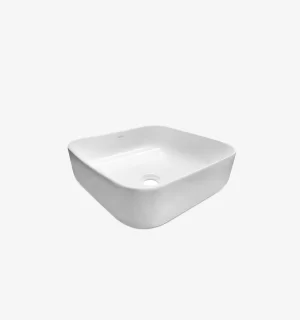 Lavatorio Hermes A38 Slim Cerámica Blanca 39x39x14