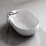 Lavatorio cerámico blanco Stixx Slim A60 Ferretti 59.5x42x13.5