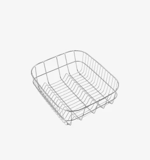 Escurridor de Platos de Acero Inoxidable 39.5 x 35 x 14.7 cm