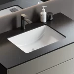 Ovalín Rectangular Mediterranee A53 Cerámica Blanca 53x37x20 cm