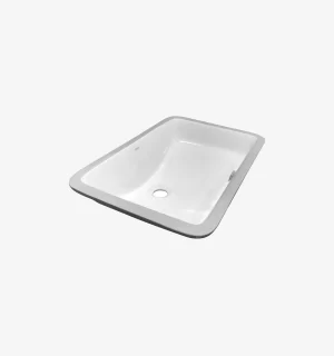 Ovalín Rectangular Mediterranee A53 Cerámica Blanca 53x37x20 cm - Image 2