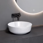 Lavatorio redondo cerámico Holland A42 Ferretti 42x42x14 cm