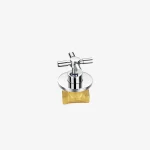 Llave de Paso Nua 1/2 de Bronce Cromo