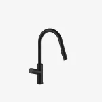 Grifería Eos Pico Extraible Negro 2 Funciones al Mueble