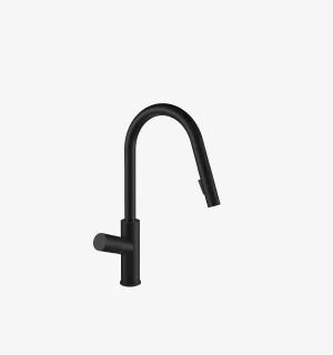 Grifería Eos Pico Extraible Negro 2 Funciones al Mueble