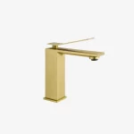 Grifería Vulcano Lavatorio Bajo Dorado Mate Al Mueble Ferretti