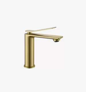 Grifería Atenea Lavatorio Bajo Dorado Mate Al Mueble Ferretti - Image 2