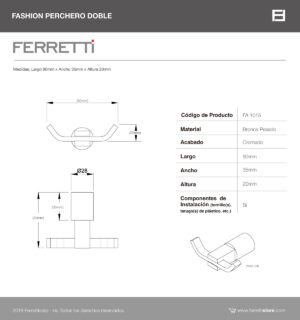 Fashion Perchero Doble