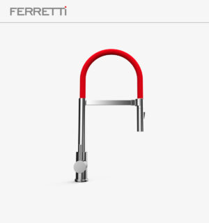 Holland Zero Plus Cocina de dos Funciones con pico extraíble de jebe rojo