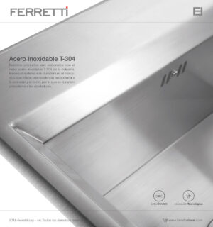 Hermes Signature empotrable de 1 poza con rebose 53.3x40.6x25.4cm