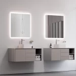 Espejo Apolo De 900x750mm Sensor Reversible, Con Luz Led De 3 Colores Ajustable (Blanca-Neutra-Cálida) Y Pad Anti Fog Ferretti