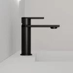 Grifería Alpha Lavatorio Negro Bajo al Mueble Ferretti