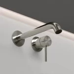 Grifería Zero Monocomando a la Pared de Acero Inox Ferretti