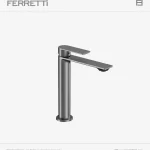 Nexus lavatorio titanio alto al mueble Ferretti