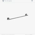 Helios toallero de 60cm de Acero Inoxidable Titan