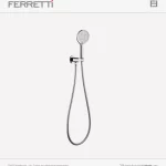 Ducha de Mano Atenea 3 Funciones ABS con Sujetador y Flexo Deluxe