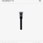 Desagüe Push Up Negro Max sin Rebose Plus