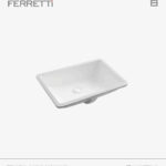 Ovalin Ferretti Mediterranee A60 Ceramica Blanca 60x40X22cm