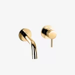 Grifería Holland Infiniti Gold Plus Monocomando Lavatorio a la Pared