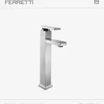 Grifería Qbix Max Monocomando Pico Alto Lavatorio al Mueble