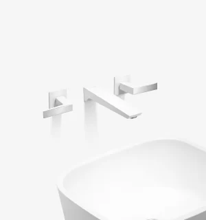 Atenas Mezcladora 8" A La Pared Blanca Ferretti Signature