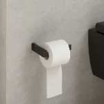 Porta Papel Flatt Minimal Negro