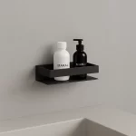 Porta Frascos Negro Flatt Minimal Ferretti