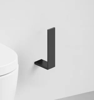 Porta Papel Flatt Minimal Negro de Repuesto