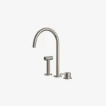 Ares Con Ducha De Mano Y Mando Satinada De Cocina Ferretti