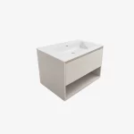 Mueble de Baño Kronos Latte De 800x470x510Mm con Tablero Matt Signature