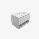 Mueble de Baño Kronos Cappuccino De 800x470x510Mm con Tablero Matt Signature