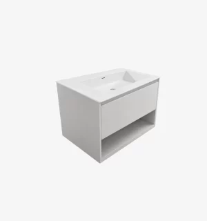Mueble de Baño Kronos Cappuccino De 800x470x510Mm con Tablero Matt Signature