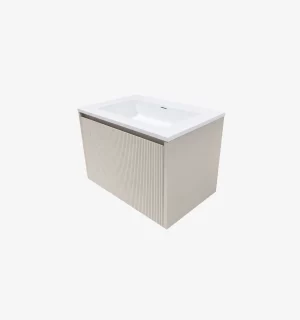 Mueble de Baño Alpha Latte De 600x470x470Mm con Tablero Matt Signature