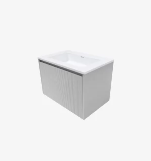 Mueble de Baño Alpha Cappuccino De 600x470x470Mm con Tablero Matt Signature