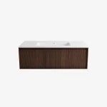 Mueble de Baño Strattos Nogal De 1200x480x419Mm con Tablero Matt Signature