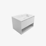 Mueble de Baño Kronos Blanco De 800x470x510Mm con Tablero Matt Signature