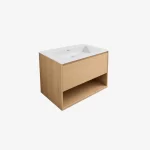 Mueble de Baño Kronos Roble De 800x470x510Mm con Tablero Matt Signature