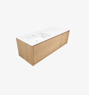 Mueble de Baño Kronos Roble De 1200x470x410Mm con Tablero Matt Signature
