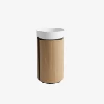Mueble de Baño Apolo Roble De 450x450x835Mm con Tablero Matt Signature