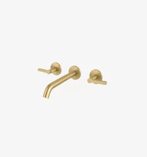 Axis Lavatorio de 8″ a la Pared Dorado Mate Ferretti