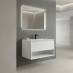 Mueble de Baño Kronos Cappuccino De 800x470x510Mm con Tablero Matt Signature