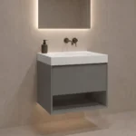 Mueble de Baño Kronos Dark Grey De 600x460x623Mm con Tablero Matt Signature