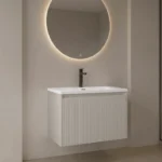 Mueble de Baño Alpha Latte De 600x470x470Mm con Tablero Matt Signature