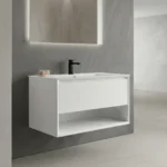 Mueble de Baño Kronos Blanco De 800x470x510Mm con Tablero Matt Signature